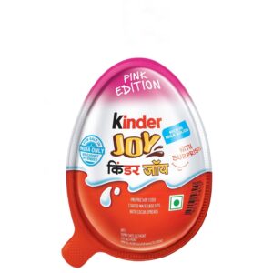 تخم مرغ شانسی کیندر جوی صورتی KINDER JOY
