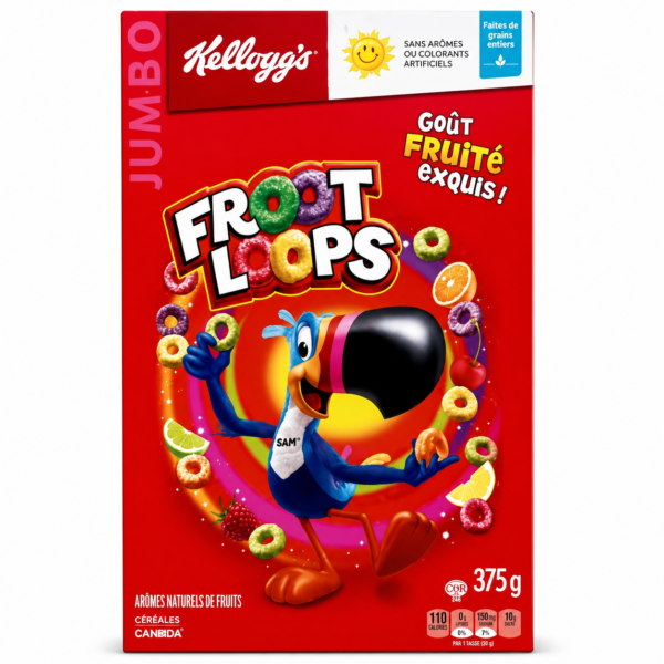 کورن فلکس کلاگز فروت لوپ ( froot loops )
