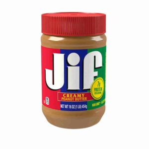 کره بادام زمینی جیف قرمز Creamy JIF