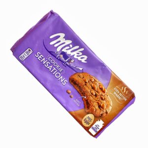 کوکی شکلاتی میلکا با مغز شکلات 156 گرم - milka