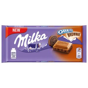 شکلات اورئو براونی شکلاتی 100 گرمی میلکا Milka Chocolate