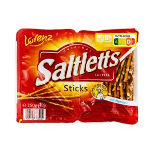 چوب شور دو قلو ( با نمک دریایی ) 250 گرم سالتلتز – saltletts