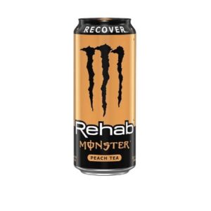 نوشیدنی انرژی زا Rehab با طعم چای و هلو مانستر 500 میل