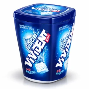 آدامس نعنایی مکعبی ویویدنت Cube vivident بدون قند وزن 86 گرم