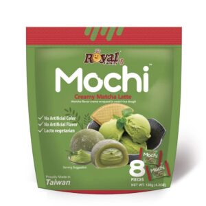 موچی با طعم چیز ماچا لته رویال 120 گرم