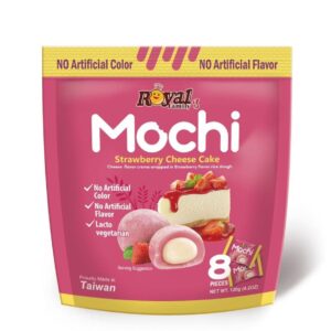 موچی با طعم چیز کیک توت فرنگی رویال 120 گرم