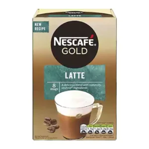 قهوه فوری نسکافه گلد مدل Latte لاته بسته 8 عددی