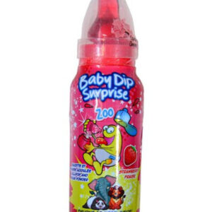 آبنبات پودری طرح شیشه شیر کودک baby dip همراه با فیگور های شانسی