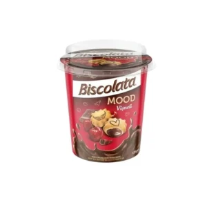 بیسکوییت با مغز شکلات آلبالو لیوانی بیسکولاتا مود وزن ۱۲۵ گرم biscolata mood