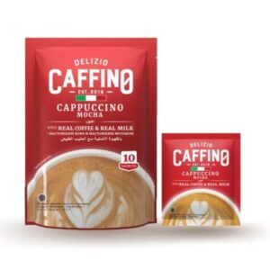 کاپوچینو موکا کافینو Delizio Caffino Mocca بسته 10 عددی ( قرمز )