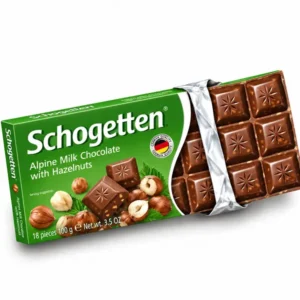 شکلات تخته ای شوگوتن با مغز فندق (۱۰۰ گرم) schogetten