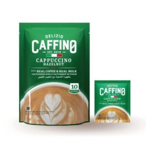 کاپوچینو فندقی کافینو Delizio Hazelnut بسته 10 عددی ( سبز )