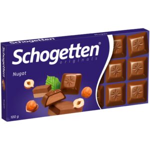 شکلات تخته ای شوگوتن با مغز کرم فندق (۱۰۰ گرم) schogetten