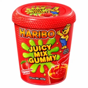 پاستیل با سس ترش توت فرنگی هاریبو Hariboo