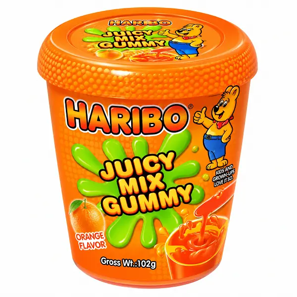 پاستیل با سس ترش پرتقال هاریبو Hariboo
