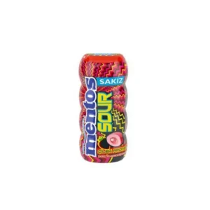 آدامس ترش منتوس مغزدار با طعم توت فرنگی ترش 30 گرم mentos