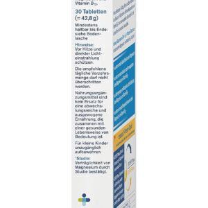 مکمل غذایی Tetesept Magnesium 500 + B12 Forte