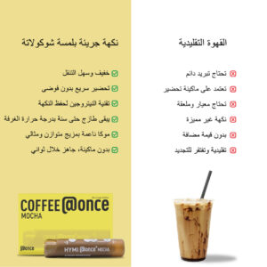 کپسول قهوه فوری @once مدل Mocha – موکا (مصرف سریع و بدون نیاز به دستگاه)