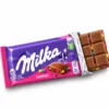 شكلات تخته اي با مغز اسمارتيز ميلكا (milka) 100 گرم