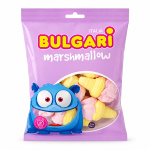 مارشمالو شکری ایتالیایی بولگاری BULGARI مدل بستنی 75 گرم