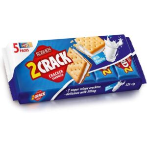 بیسکویت کراکر ساندویچی روشن (شیری-وانیلی)