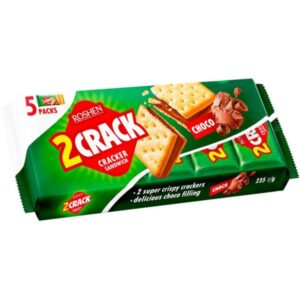 بیسکویت کراکر ساندویچی روشن (شکلاتی)