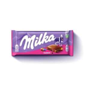 شكلات تخته اي با مغز اسمارتيز ميلكا (milka) 100 گرم