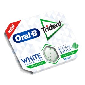 آدامس نعنا تریدنت اورال بی مدل وایت Oral B Trident
