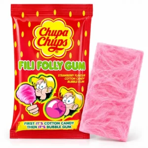آدامس پشمکی توت فرنگی چوپاچوپس Chupa Chups