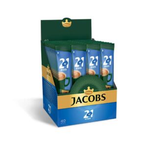 پک 40 عددی کافی میکس بدون قند جاکوبز Jacobs 2 in 1 Unsweetened