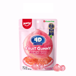 پاستیل 4 بعدی آموس هلو - Amos 4D Peach