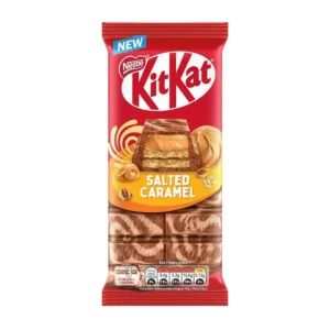 شکلات تخته ای کیت کت نستله Nestle kitkat مدل کارامل نمکی Salted Caramel