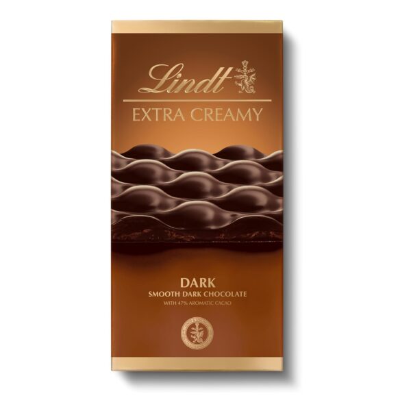 شکلات تابلت اکسترا کرمی تلخ لینت ۸۰ گرم | Lindt Dark