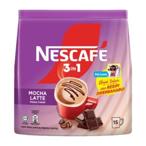 قهوه فوری 3 در 1 نسکافه Nescafe مدل لاته موکا Latte Mocha (اورجینال)