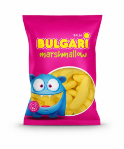 مارشمالو شکری ایتالیایی بولگاری BULGARI مدل موز 75 گرم