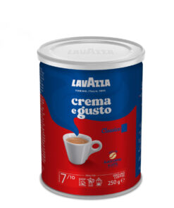 پودر قهوه لاوازا ۲۵۰ گرمی کرم گوستو قوطی فلزی | Lavazza