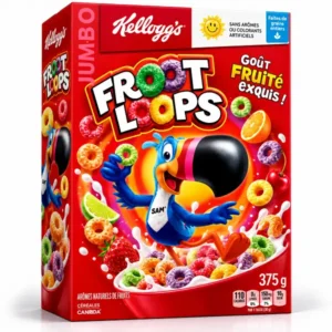 کورن فلکس کلاگز فروت لوپ ( froot loops )