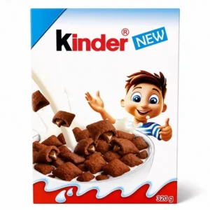 کورن فلکس شکلاتی با مغز شکلات کیندر - وزن 320 گرم