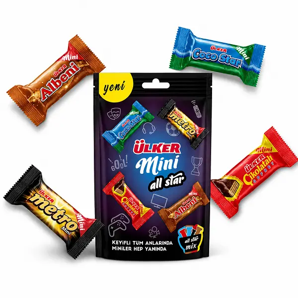 6aad5123-72a1-49a1-97e4-9a8e2a130685 شکلات اولکر All Star Mix با 4 مدل متنوع