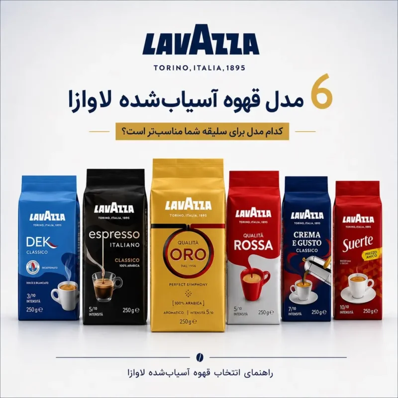 بستهبندی قهوه آسیاب شده لاوازا ۲۵۰ گرمی اورجینال