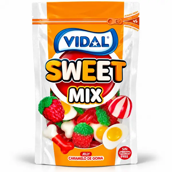 e2281009-b029-4433-89b2-067d4ed40f9c پاستیل مخلوط ویدال Sweet Mix بدون گلوتن 180 گرم
