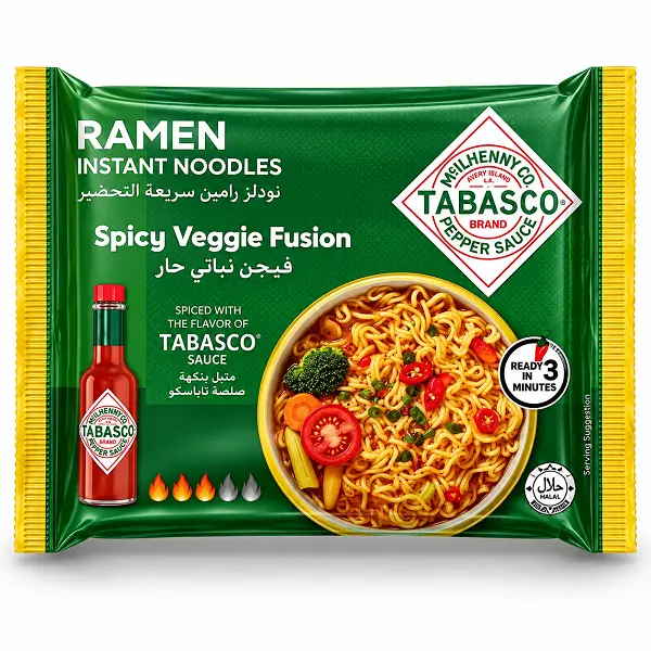 23320684-ba1d-4fbc-b459-950952f24cdb خرید نودل تاباسکو سبزیجات تند Spicy Veggie Fusion ۷۵ گرم