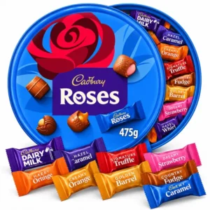 شکلات کادوئی کدبری رز Cadbury Roses ظرفی وزن ۴۷۵ گرم