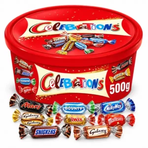 شکلات کادوئی سلبریشنز Celebrations ظرفی وزن ۵۰۰ گرم