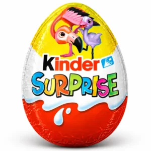 تخم مرغ شانسی کیندر سورپرایز Kinder Surprise طرح پرندگان با شکلات شیری و جایزه