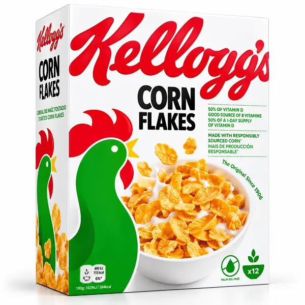6c17ef15-f429-4107-86a0-b309a203e5a2 کورن فلکس کلاگز Kellogg’s Corn Flakes غلات صبحانه کلاسیک