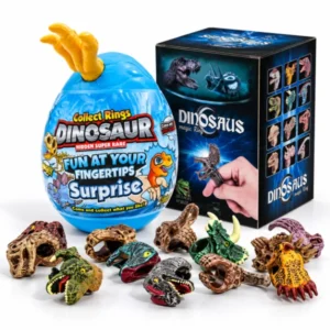 تخم مرغ شانسی دایناسور انگشتی Dino Surprise با فیگور و انگشتر دایناسوری