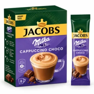 قهوه میلکا کاپوچینو جاکوبز 10 عددی Jacobs Milka Cappuccino