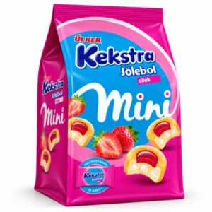 کیک مینی اولکر Kekstra Jölebol توت‌فرنگی وزن 150 گرم – 10 عدد