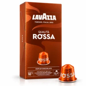 کپسول قهوه لاوازا کوالیتا روسا نت شکلاتی سازگار با نسپرسو Lavazza Qualità Rossa